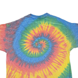 COLOURTONE Curacao Dutch Caribbean Mens Tie Dye T-Shirt Red 2XL