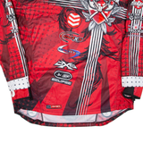 BALLISTIX Mens Jersey Red Long Sleeve USA V-Neck 2XL