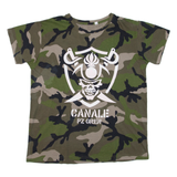 Skull Mens T-Shirt Green M