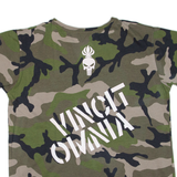 Skull Mens T-Shirt Green M