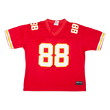 REEBOK Womens Jersey Red USA V-Neck L