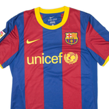 NIKE FC Barcelona 2010/2011 Home Mens Football Shirt Jersey Blue S