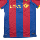 NIKE FC Barcelona 2010/2011 Home Mens Football Shirt Jersey Blue S