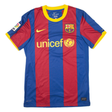 NIKE FC Barcelona 2010/2011 Home Mens Football Shirt Jersey Blue S