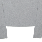THE NORTH FACE Cropped Womens T-Shirt Grey Long Sleeve M