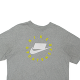 NIKE Sports Womens T-Shirt Grey M