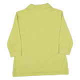 TOMMY HILFIGER Womens Polo Shirt Green 3/4 Sleeve M