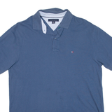 TOMMY HILFIGER Mens Polo Shirt Blue L