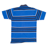 TOMMY HILFIGER Mens Polo Shirt Blue Striped L