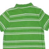 TOMMY HILFIGER Mens Polo Shirt Green Striped M