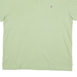 TOMMY HILFIGER Custom Fit Mens Polo Shirt Green L
