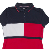 TOMMY HILFIGER Womens Polo Shirt Blue M