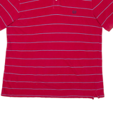 CHAPS Mens Polo Shirt Red Striped XL