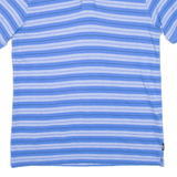 CHAPS Mens Polo Shirt Blue Striped M