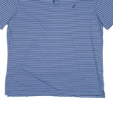NAUTICA Mens Polo Shirt Blue Striped 2XL