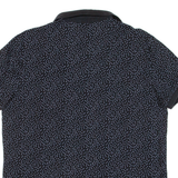 CALVIN KLEIN Mens Polo Shirt Black M