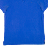 TOMMY HILFIGER Custom Fit Mens Polo Shirt Blue S