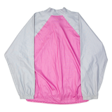 LAFFLER 1/4 Zip Womens Pullover Jacket Pink 90s 2XL