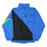 FREE&SPORTY Mens Shell Jacket Blue Nylon 90s M
