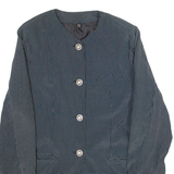 Womens Blazer Coat Black Viscose Polka Dot S