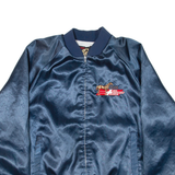 PRO FIT Womens Bomber Jacket Blue Nylon XL