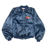 PRO FIT Womens Bomber Jacket Blue Nylon XL