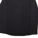 TODAY Womens Jumper Black Tight Knit Viscose XL