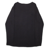 TODAY Womens Jumper Black Tight Knit Viscose XL