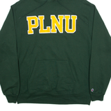 CHAMPION Point Loma Nazarene University Mens Green Hoodie USA L
