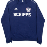 ADIDAS Scripps Ranch Soccer Club Womens Blue Hoodie USA S