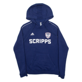 ADIDAS Scripps Ranch Soccer Club Womens Blue Hoodie USA S
