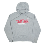 NIKE Tartan Basketball Mens Grey Hoodie USA M