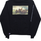 CHAMPION The Metropolitan Museum Of Art Mens Black Hoodie XS