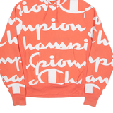 CHAMPION REVERSE WEAVE Womens Pink Hoodie M