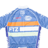 VANGUARD Full Zip Cycling Mens Jersey Blue M