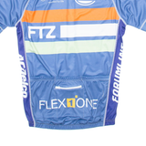 VANGUARD Full Zip Cycling Mens Jersey Blue M