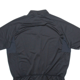 Full Zip Cycling Mens Jersey Black L
