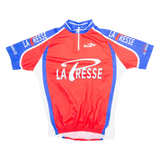 BIEMME Cycling Mens Jersey Red 1/4 Zip 2XL