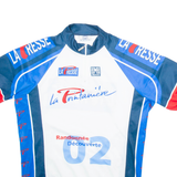 SMS SANTINI Cycling Mens Jersey White 1/4 Zip XL