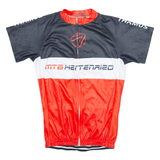 CYCLING Full Zip Cycling Boys Jersey Red 2XL