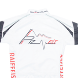 ANDEER Full Zip Cycling Mens Jersey White M
