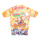 Full Zip Cycling Mens Jersey Orange L