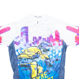 Full Zip Cycling Mens Jersey Blue 3XL