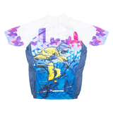 Full Zip Cycling Mens Jersey Blue 3XL