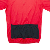 Cycling Mens Jersey Red 1/4 Zip M