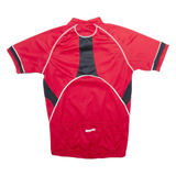 BRUNEX Cycling Mens Jersey Red 1/4 Zip M