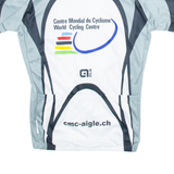 ALE Full Zip Cycling Mens Jersey Grey 1/4 Zip M