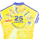 BIKE O'BELLO Full Zip Cycling Mens Jersey Yellow L