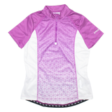 CRIVIT Cycling Womens Jersey Purple 1/4 Zip M