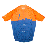 SCATTA Full Zip Cycling Mens Jersey Blue L